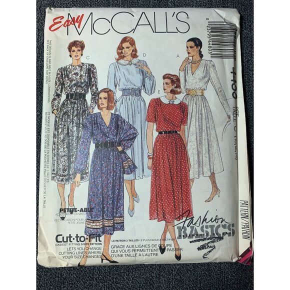 MCall's Misses Dress Sewing Pattern sz 10-14 4480 - uncut - Picture 1 of 10